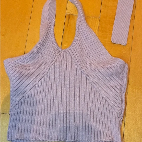 Dynamite Soft Ribbed Pullover in Beige - Picture 2 of 2